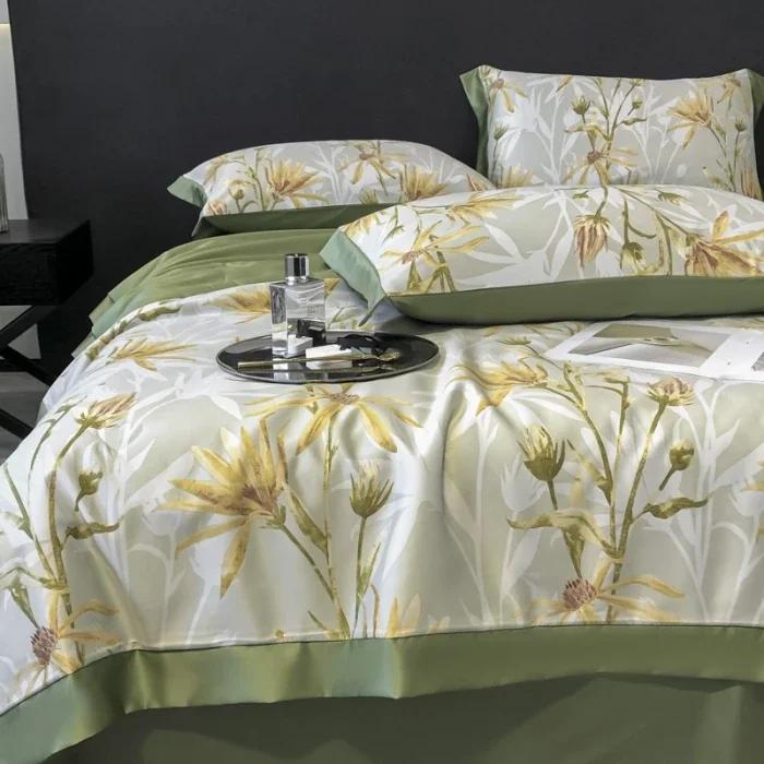 Tencel air conditioner quilt 4-piece summer washable silk summer cool quilt thin sleeping naked ice silk summer quilt