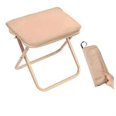 Klappbarer Campinghocker, klappbare Fußstütze für leichtes, kompaktes Design für Outdoor-Wanderungen, Rucksackreisen, Angeln, Picknick, Grillen