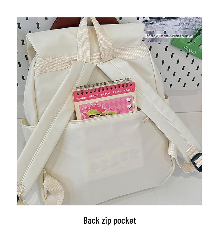 Korean Style Lightweight Cartoon Cat Backpack for Primary School Girls