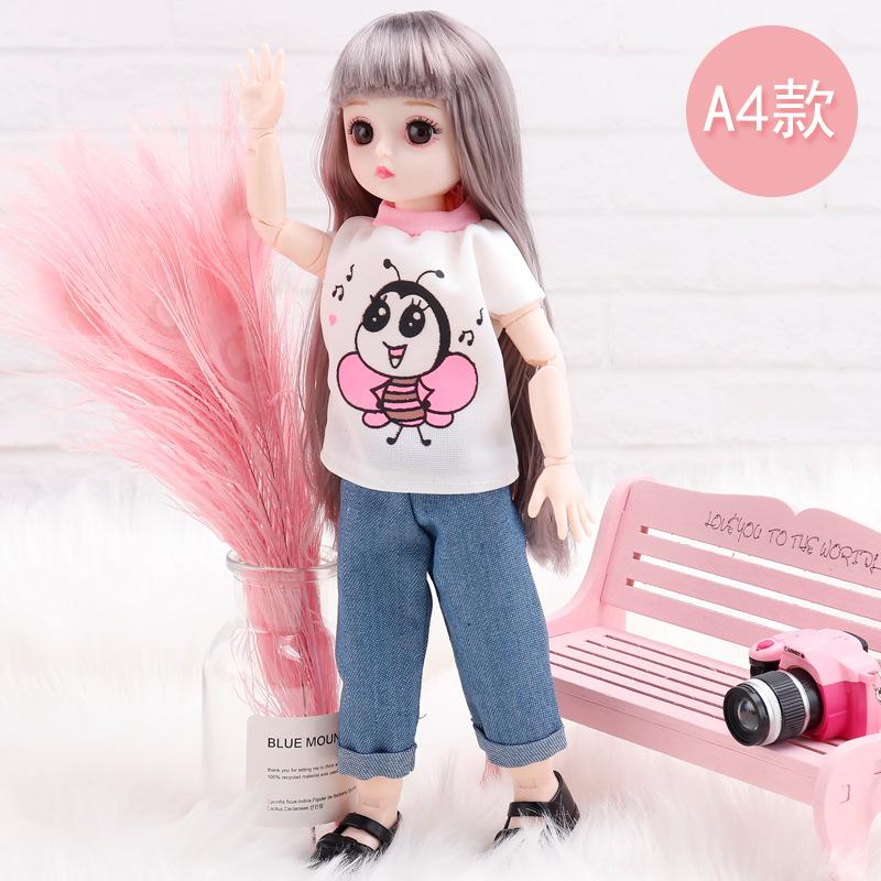 Princess Dress Up 23 Joint 3D Real Eye Doll