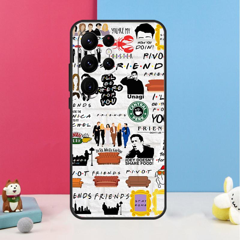 Friends TV Show Case For Samsung Galaxy S23 S24 Ultra S20 S21 FE Note 10 20 Ultra S8 S9 S10 S22 Plus Cover