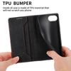 For iPhone 16e Case RFID Blocking PU Leather Magnetic Closure Flip Phone Cover