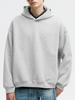 Europäischer & Amerikanischer Herren Schwergewicht Lockerer Hoodie: Einfarbig, Trendig, Vielseitig für Herbst/Winter