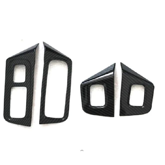 For Porsche Cayenne PO536 2018  Car Accessories ABS Door Window Armrest Cover Switch Panel Trim Molding Garnish