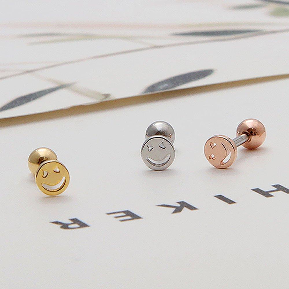 (1+1) Fashion Smiley Piercing One Side Sale