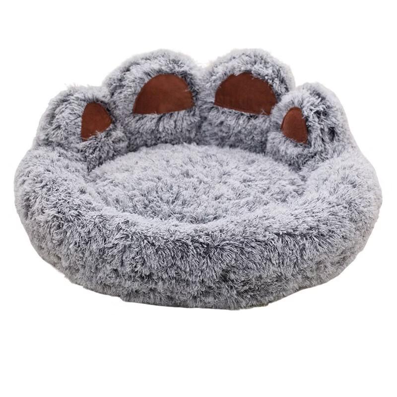 Yunxiaoshi Bear Paw Plush Pet Bed