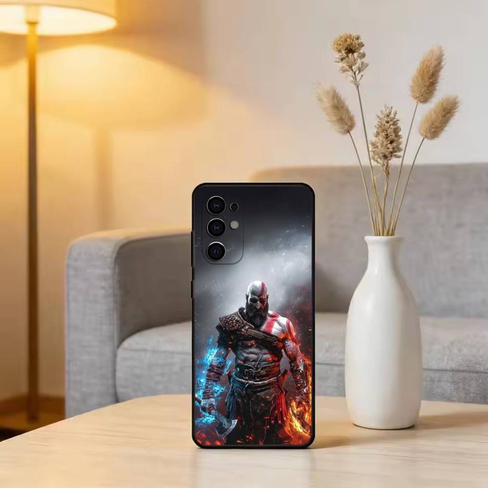 G-Gladiator W-War K-Kratos Phone Case For Samsung S25,S24,S21,S22,S23,S30,Ultra,S20,Plus,Fe,Soft Silicone Black Cover