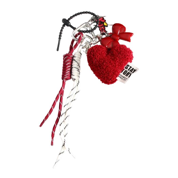 Braided Rope Keychain Bag Charms Handbag Hanging Ornament Bag Accessories Backpack Pendant Charm for Women Girls Gifts