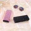 Bling Diamond Car Glasses Case Rhinestone Anti-pressure Eye Glasses Case Hard Shell Sunglasses Case Car Interior Decoration