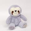Breathing Sloth Plush Toy Baby Soothing Bear Doll Baby Sleep Companion Sound and Light Plushie