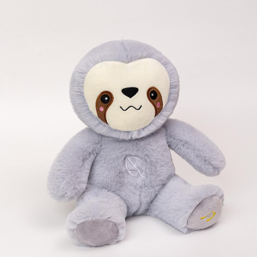 Breathing Sloth Plush Toy Baby Soothing Bear Doll Baby Sleep Companion Sound and Light Plushie