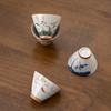 Handbemalte Keramik Teetasse Vintage Chinesische Kung Fu Teeschale Teehaus Trinkgeschirr Haushalts-Teeartikel Dekorationen 2025 Neu