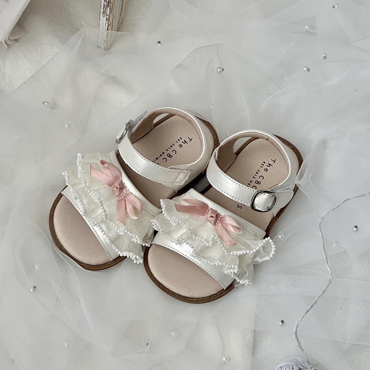 

XSHX Cecis Wind Girls Retro Rubber Soft-soled Sandals Summer Breathable and Skin-friendly [Wenzhou Shoes] 25 бежевый