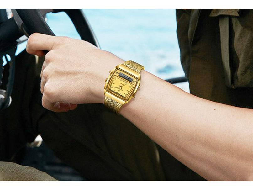 Laibinji Men's High-End Luminous Waterproof Quartz Business Watch