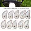 10Pcs   Iron Head Covers Sleeve Number  ive PU Waterproof  ing Accessory