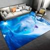 1pc Disney Frozen Pattern Carpet Area Rug Non-slip Carpet Hand Washable Floor Mat Suitable For Living Room Bedroom Home Decor Room Decor