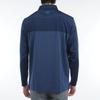 FootJoy Men's Tonal Color Block Long Sleeve Shirt, Navy, Size L (FJ-F24-S16, 32094-L)