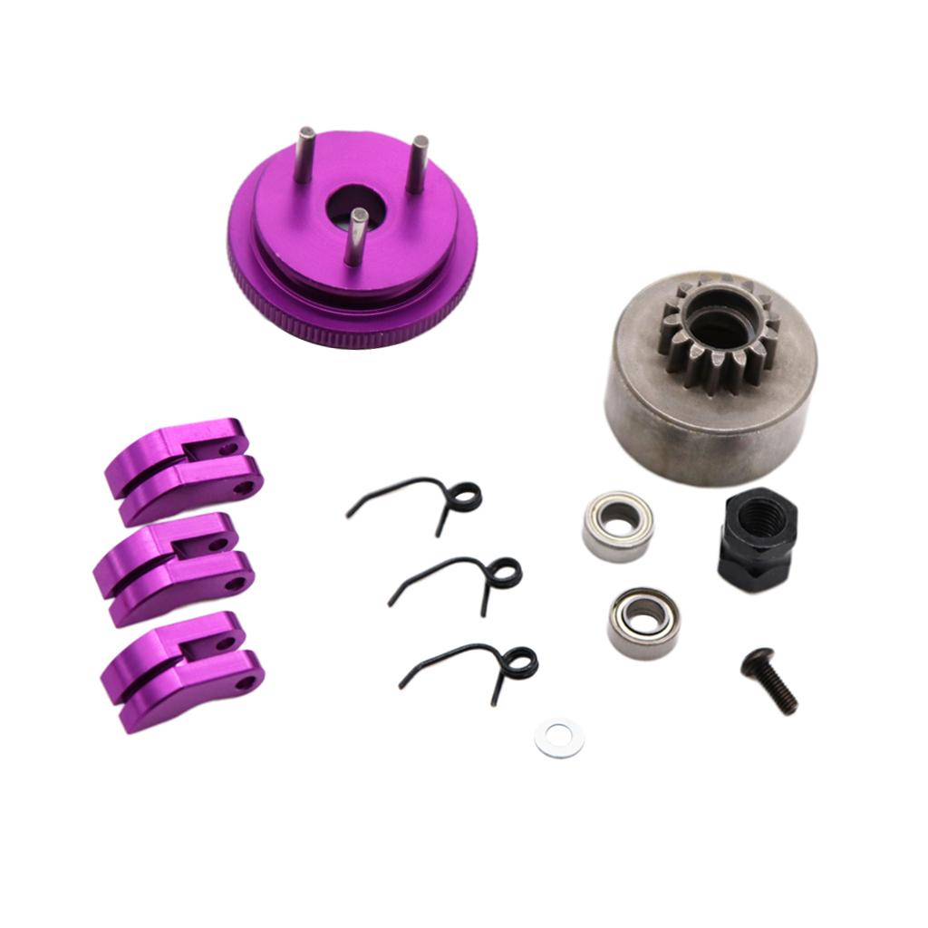 1 Set Clutch Bell Gear Flywheel DIY Assembly Parts for HSP HPI GM ZD