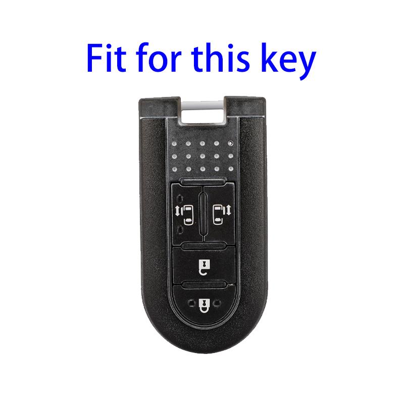 For TOYOTA ROOMY TANK for DAIHATSU LA600S LA610S LA150S MOVE 2015-2019 Tpu Remote Key Case Fob Shell Cover Keychain