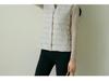 Gilet Imbottito Leggero da Donna con Scollo Rotondo & Scollo a V Vestibilità Aderente Senza Maniche