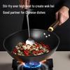 Chui Da Huang XT32CR 32cm Flat-Bottom Iron Wok