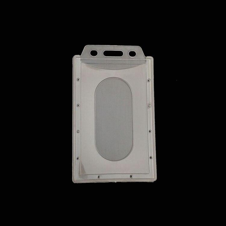 

2 шт., женский и мужской универсальный рабочий держатель для удостоверения личности, прозрачный держатель для карт, чехол для студенческого билета, закрытый пропуск, офисный значок