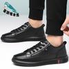 Youth leather board shoes versatile sports men's shoes casual men's leather shoes autumn new shoes
