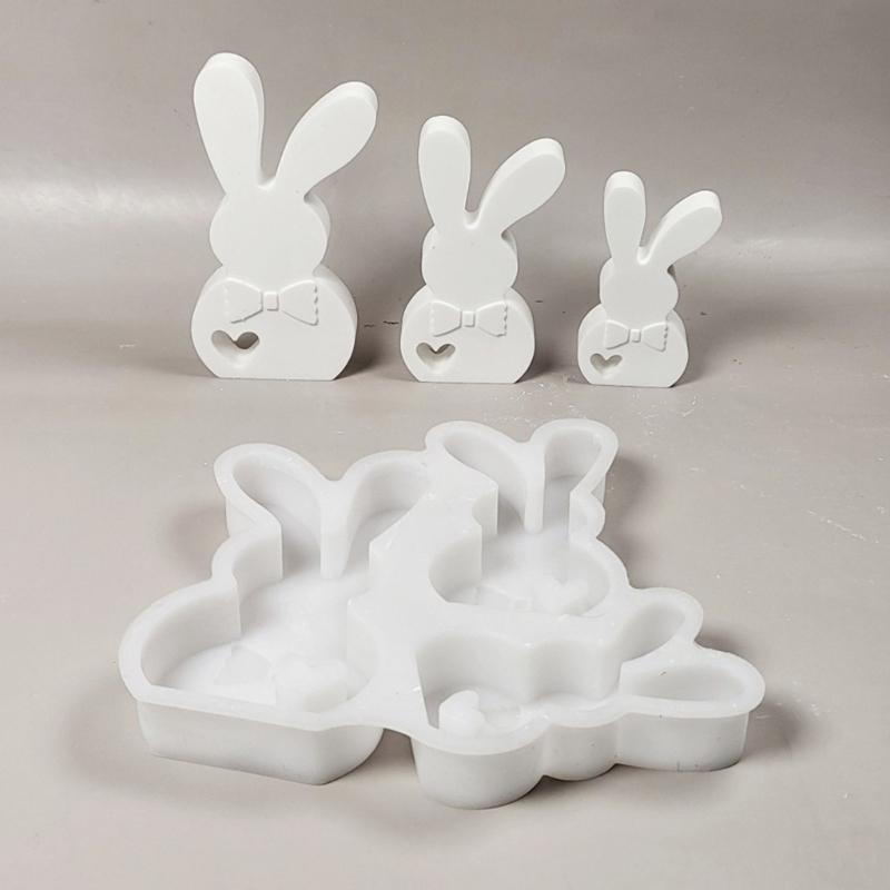 Rabbits Molds Casting Molds Plasters Molds Easters Silicone Mould Ornament Molds Castings Molds Epoxy Resin Molds