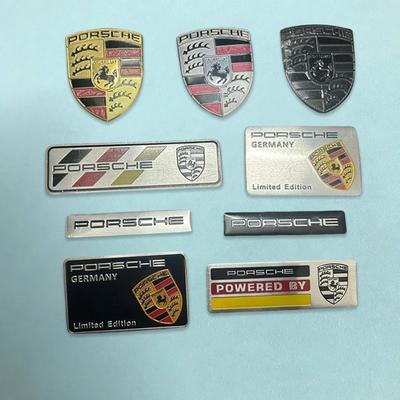 3D alumiiniumist auto embleemi kleebis kerepagasiruumi kaunistuskleebis modifikatsioonitarvikud Macan Panamera Cayenne Cayman 911 jaoks
