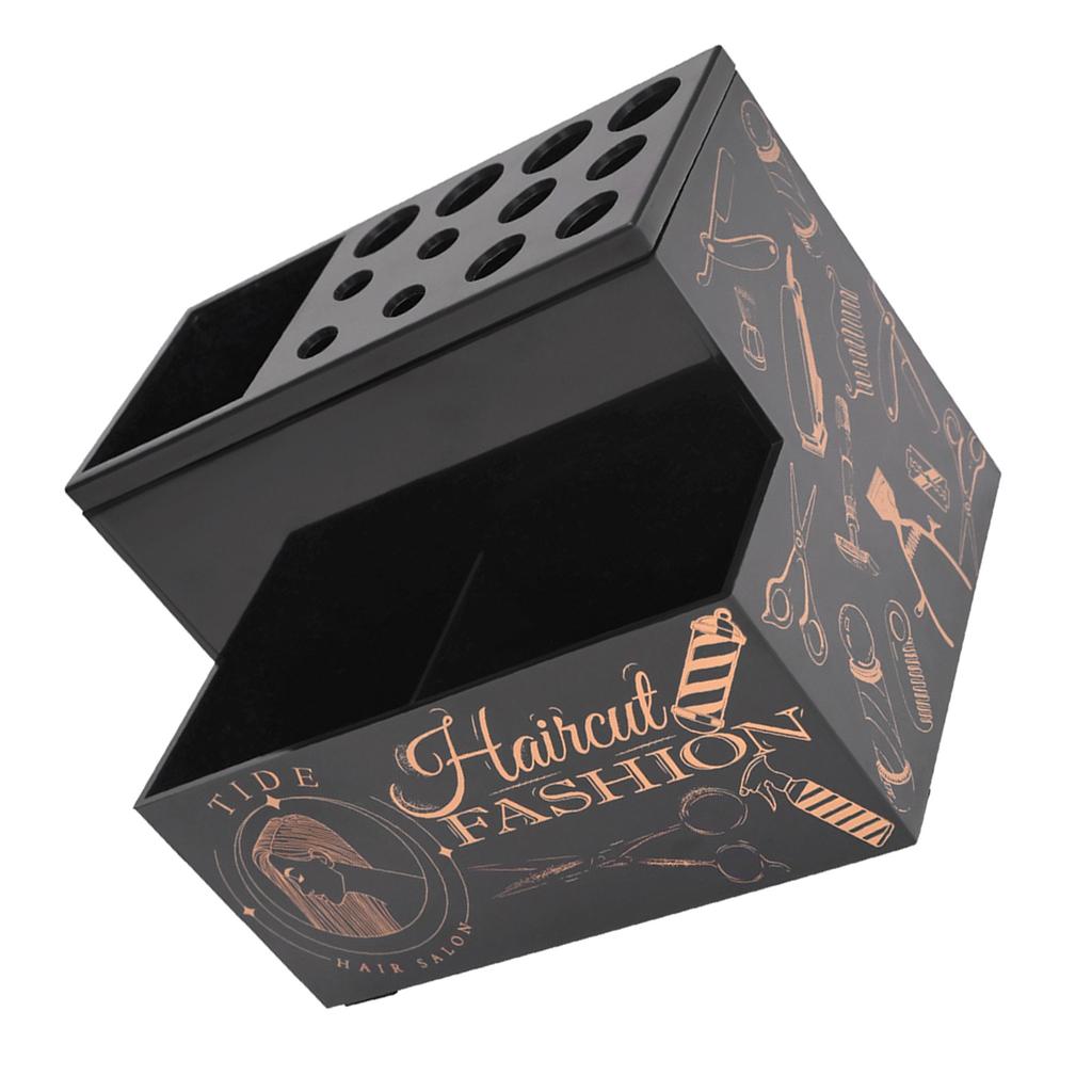 Hair Scissors Storage Box,Shear Holder for Hair Salon,Professional Hairdressing Combs,Clips,Brush Storage Racks Tool Box
