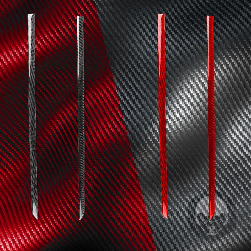Real Carbon Fiber Car Accessories Door Strips Cover Soft Sticker For Toyota Camry 6th Gen XV40 2006 2007 2008 2009 2010 2011