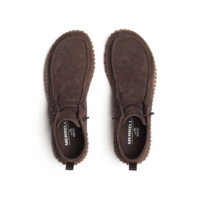 Merrell WRAPT CHUKKA Men's Hiking Shoes Barefoot Inspired COFFEE 26.5 Cm 2E