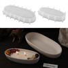 Simple Boats Shape Storage Tray Silicone Mold DIY Candle Holder Epoxy Resin Molds Crafts Coaster Plate Plaster Mold