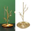 Arbre Porte-Bijoux Branche en Fer Présentoir à Bijoux Suspendu Tour Étagère pour Colliers Boucles d'Oreilles Bracelets Décoration de Maison