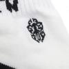Makelloses CHROME HEARTS SOCKS-U-SPORT Dagger Bestickt 3-Paar-Set weiß Herren S Gebraucht