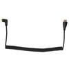 90 Degree HD Multimedia Interface Male to Male A to C Extender Coiled Cable for Computer TV PS4