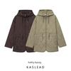 Kaslead New Women Clothes Western Style Versitile Fashion Hood Waist Hugging Quilted Coat 8372281