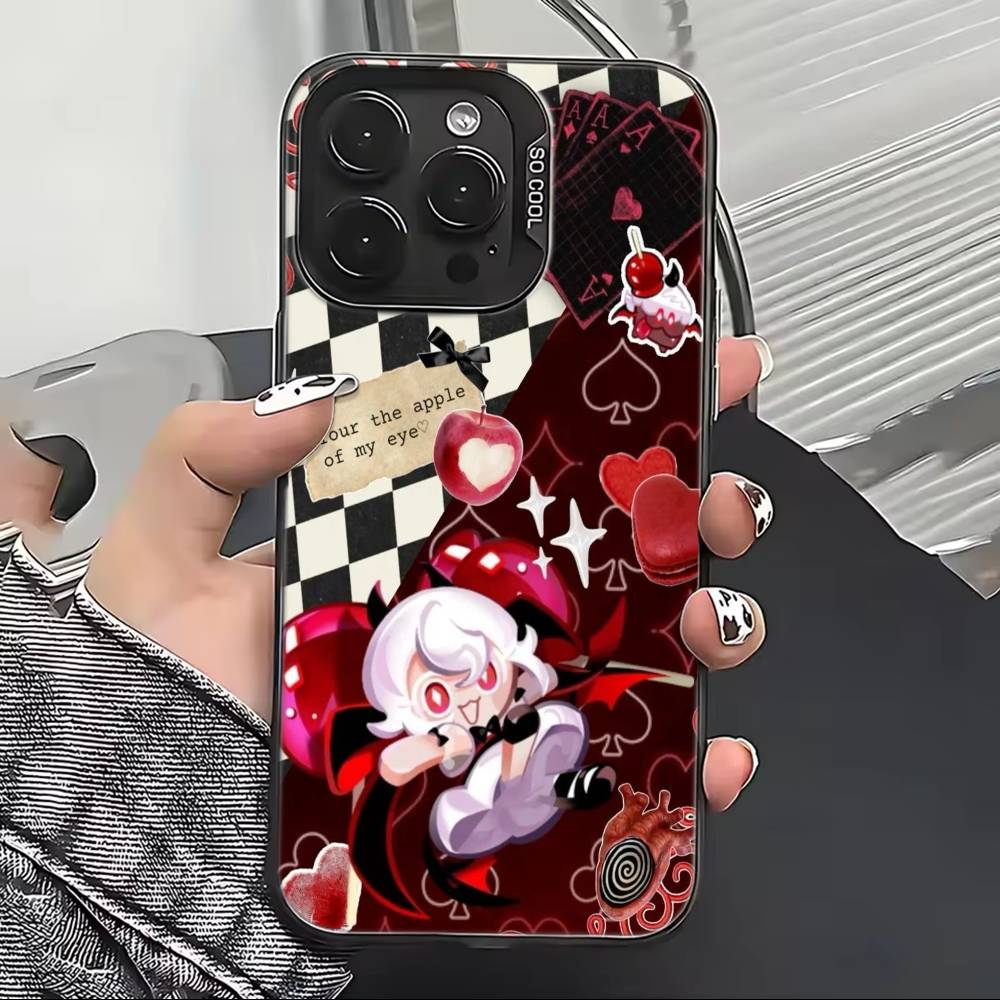 Game C-Cookie R-Run Kingdom Phone Case For iPhone 17,16,15,14,13,12,11 Plus,Pro Max,XS,Colorful Silver Black Cover