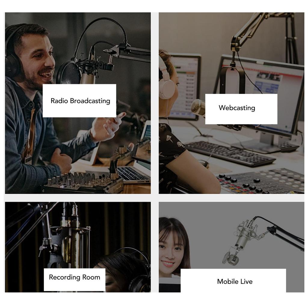 Premium Zinc Alloy Professional Microphone Shock Compatible with and MK4 for Radio and Anchoring Mount, TLM103, TLM193, TLM127, TLM170, Microphones,