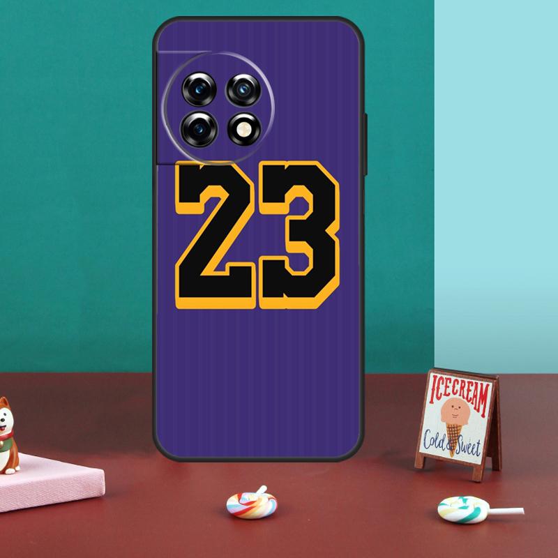 Basketball Number 23 For OnePlus Nord CE 5 2 3 4 Lite N20 N30 Case For OnePlus 15 13 12 11 13T 10T 8T 10R 12R 13R