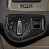 Compatible Carbon Fiber Interior Accessories for VW Golf 7: Console, Gear Shift, Cup Holder, A/C, Navigation Decor.