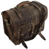 Vintage Brown Genuine Buffalo Leather Messenger Bag 16"Laptop Briefcase Satchel