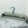 35CM multifunctional non-slip non-marking ABS flocking hanger clothing store trouser rack tie rack adult plastic Velvet hanger