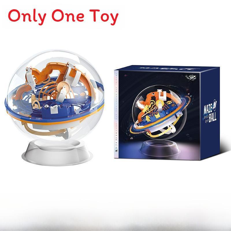 Space Maze Series Mini 3d Puzzle Cube With Balancing Balls For Kids And Brain Training