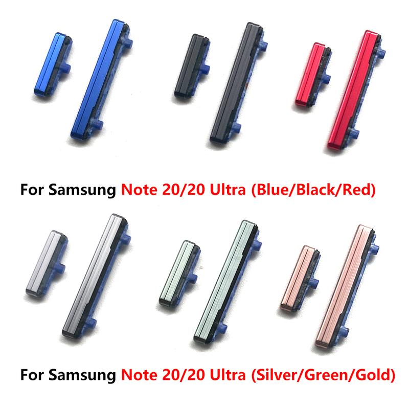 NEW Replacement Power Button + Volume Side Button Repair Parts For Samsung Note 10 Lite / Note 20 Ultra / S7 Plus SM T970