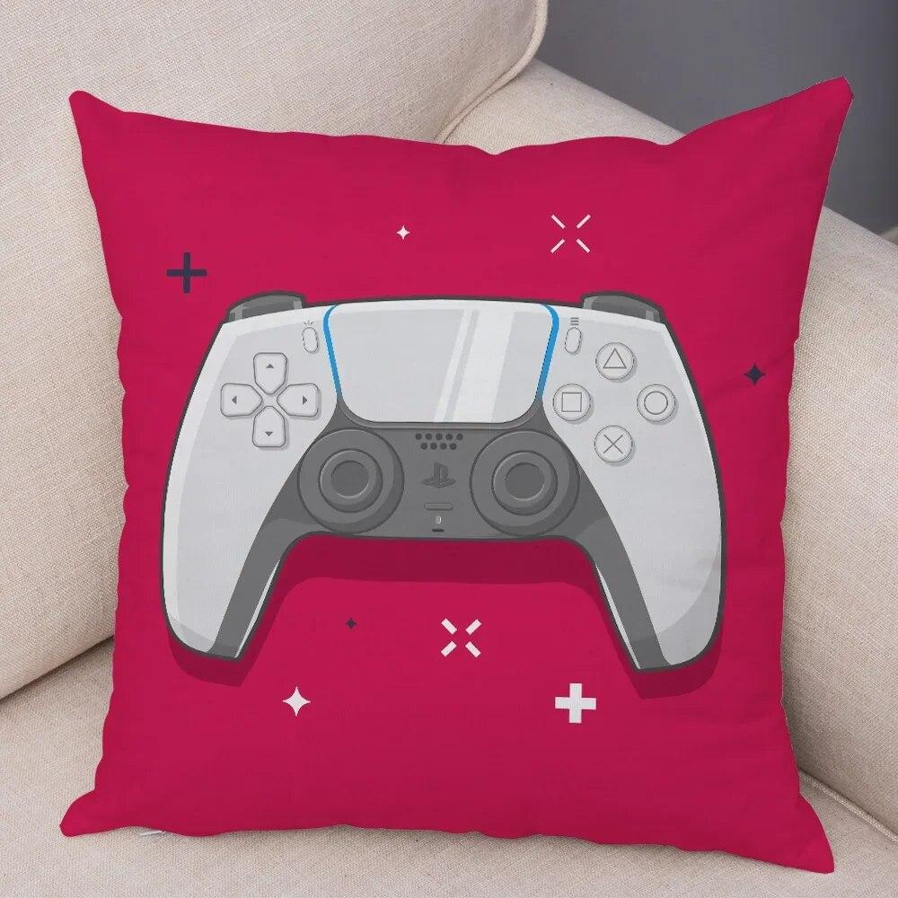 Game Room Decoration  Player Dazzle Handle Series Pillowcase Home  Boy's  Bedroom  Cushion Cover