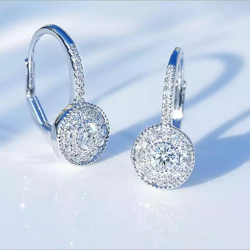

New Sparkling Earrings, Fashionable Light Luxury Earrings for Female Celebrities