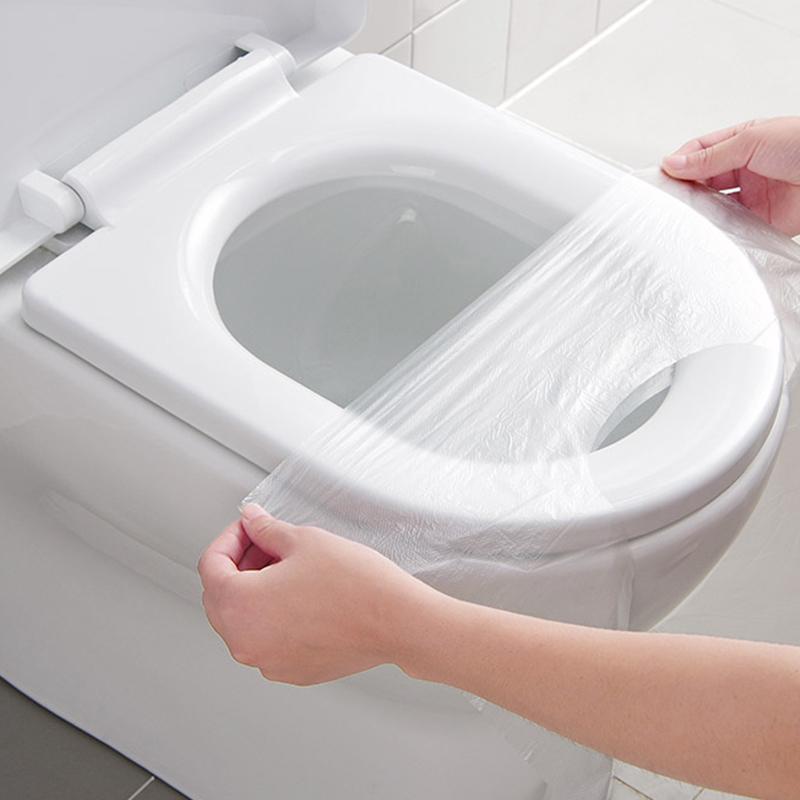 Banzheni Disposable Toilet Seat Cover, Travel Hotel Full Coverage, Extra Thick, for Postpartum Women, Waterproof, Individually Wrapped