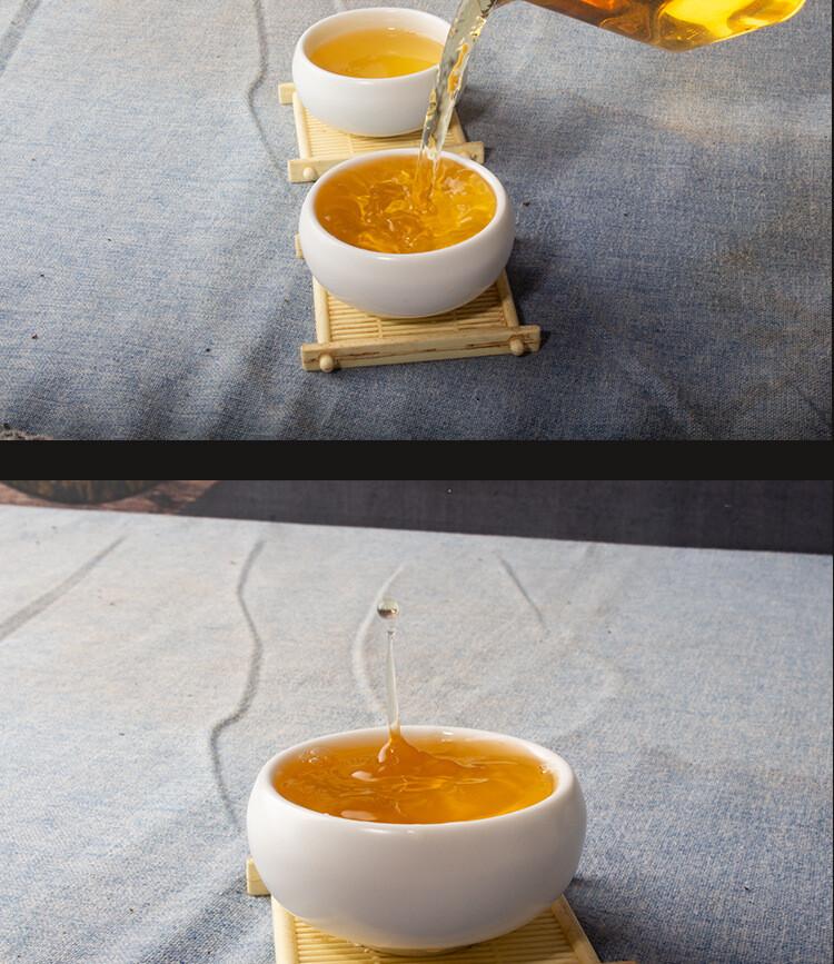 Pu-erh Tea Cake Raw Sheng Cha Yunnan 100-Year-Old Tree Golden Leaf 357g