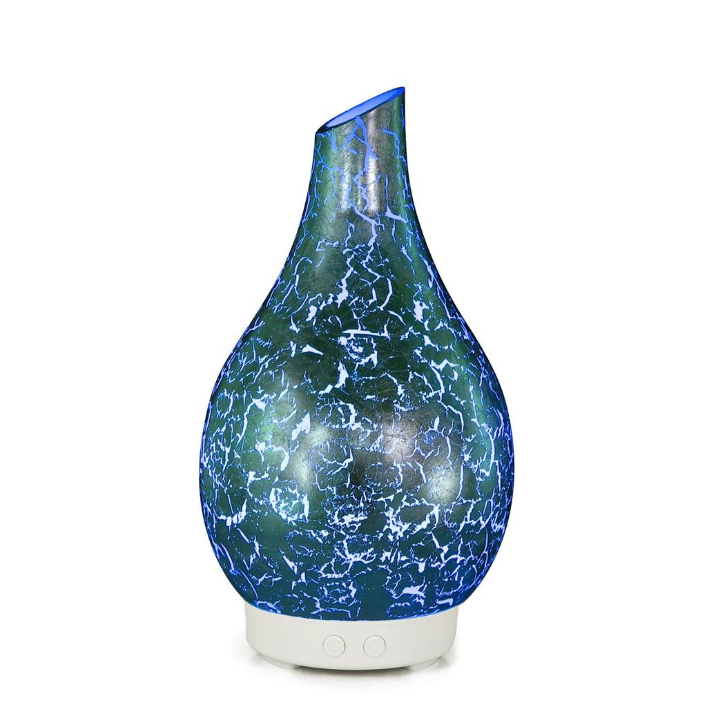 Creative Seven-Color Glass Aroma Lamp for Home and Office